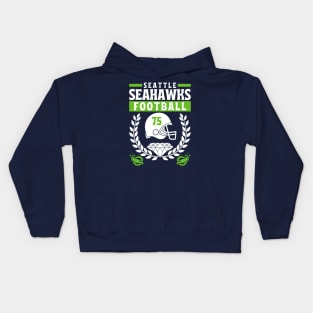 Seattle Seahawks 1975 Football Edition 2 Kids Hoodie